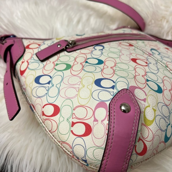 Coach Multicolor Chelsea Hobo F16481 Bag Signature Shoulder - Picture 3 of 13